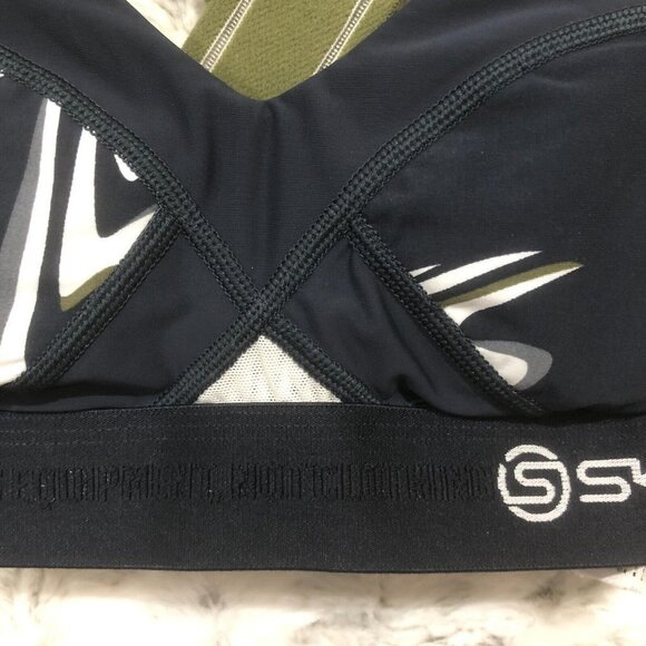 SKINS DNAmic Women sport bra Blue training yoga running gym casual hiking sz XS - Picture 3 of 11